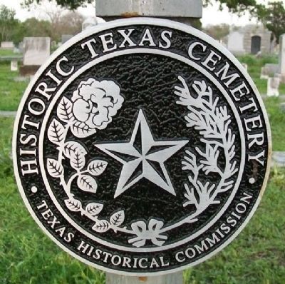 Historic Texas Cemetery Marker image. Click for full size.