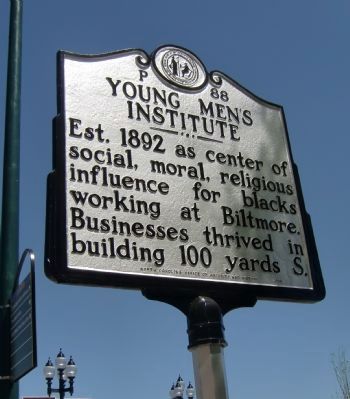 Young Men’s Institute Marker image. Click for full size.