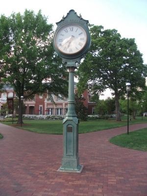 The Clock in Front of Belk Library image. Click for full size.