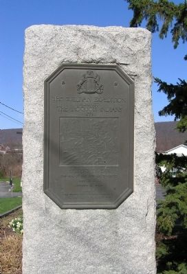 Sullivan Expedition Against the Iroquois Indians 1779 Plaque. Click for full size. Sullivan Expedition Against the Iroquois Indians 1779 Plaque image. Click for full size.