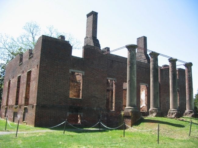 North Side of the Barboursville Ruins image. Click for full size.