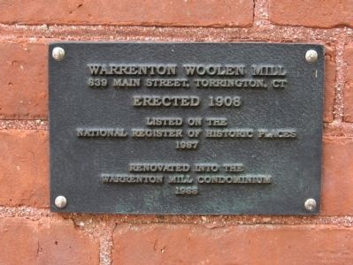 Warrenton Woolen Mill Marker. Click for full size. Warrenton Woolen Mill Marker image. Click for full size.