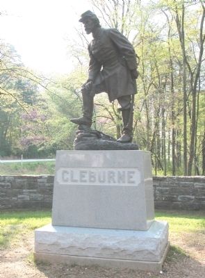 General Patrick R. Cleburne Memorial image. Click for full size.