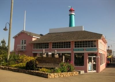 Old Fisherman's Wharf Marker - Wide View. Click for full size. Old Fisherman's Wharf Marker - Wide View image. Click for full size.