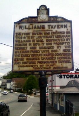 Williams Tavern Marker image. Click for full size.