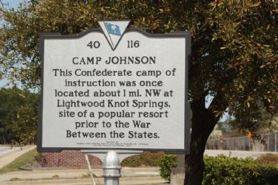 Camp Johnson Marker image. Click for full size.