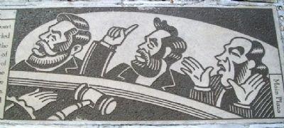 Justice's Court Marker Drawing. Click for full size. Justice's Court Marker Drawing image. Click for full size.