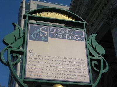 St. Josephs Cathedral Marker image. Click for full size.
