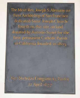 Plaque Mounted on the Wall in the Vestibule at the Entrance image. Click for full size.