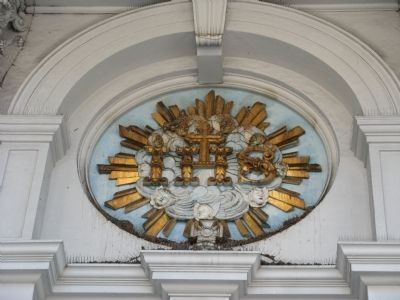 Detail Above the Entrance Doors image. Click for full size.