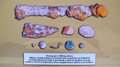 Photo of Military Items on Marker image. Click for full size.