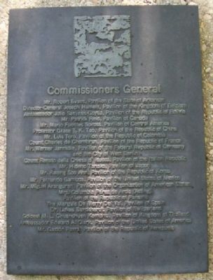 HemisFair'68 Commissioners General Marker image. Click for full size.