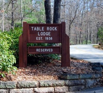 Table Rock Lodge Sign image. Click for full size.