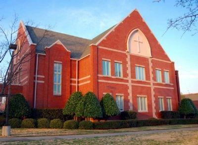St Mary's Catholic Church Annex<br>Former Location of Textile Hall. Click for full size. St Mary's Catholic Church Annex<br>Former Location of Textile Hall image. Click for full size.