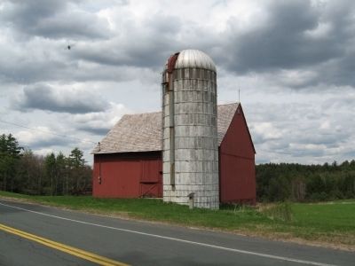 Hale Barn and Trail Marker. Click for full size. Hale Barn and Trail Marker image. Click for full size.