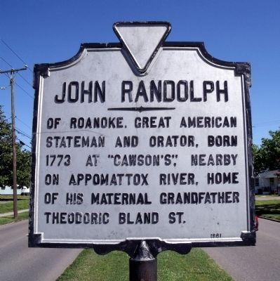 John Randolph Marker. Click for full size. John Randolph Marker image. Click for full size.