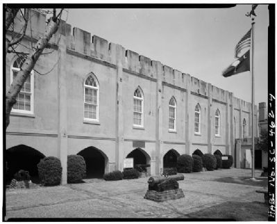 Beaufort Arsenal north side in courtyard image. Click for full size.