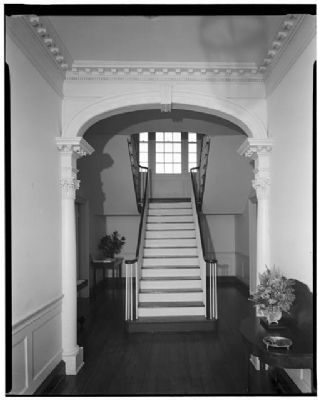 Verdier House stair landing ,first floor, rear image. Click for full size.