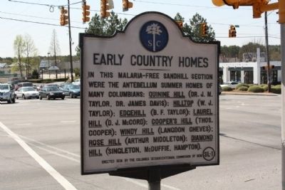 Early Country Homes Marker image. Click for full size.