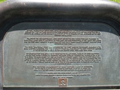 Hendy Stamp Mill Marker. Click for full size. Hendy Stamp Mill Marker image. Click for full size.