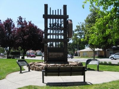 Hendy Stamp Mill and Markers. Click for full size. Hendy Stamp Mill and Markers image. Click for full size.