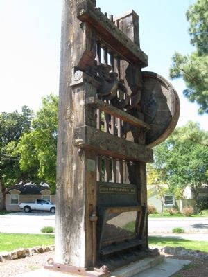 Rear View of the Stamp Mill. Click for full size. Rear View of the Stamp Mill image. Click for full size.