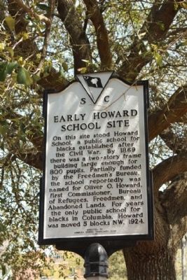 Early Howard School Site Marker image. Click for full size.