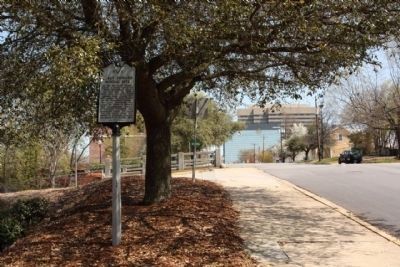 Early Howard School Site Marker, near the intersection of Hampton Street and Lincoln Street. Click for full size. Early Howard School Site Marker, near the intersection of Hampton Street and Lincoln Street image. Click for full size.