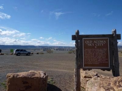 Old Acoma "Sky City" Marker image. Click for full size.