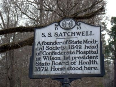 S. S. Satchwell Marker. Click for full size. S. S. Satchwell Marker image. Click for full size.
