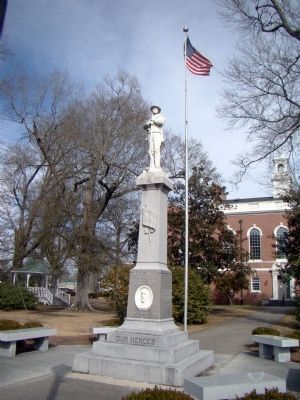 Our Heroes Confederate Monument image. Click for full size.