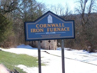Cornwall Furnace Sign. Click for full size. Cornwall Furnace Sign image. Click for full size.