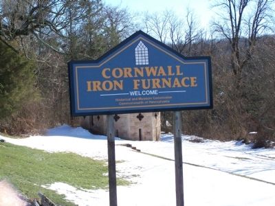 Cornwall Furnace Sign image. Click for full size.