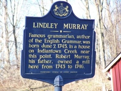 Lindley Murray Marker image. Click for full size.