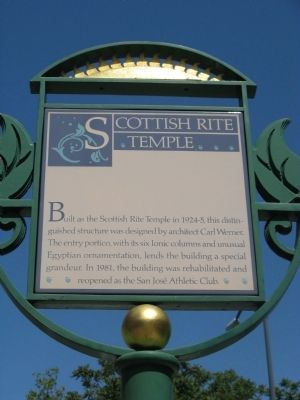 Scottish Rite Temple Marker image. Click for full size.