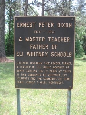 Ernest Peter Dixon Marker. Click for full size. Ernest Peter Dixon Marker image. Click for full size.