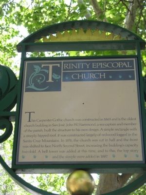 Trinity Episcopal Church Marker. Click for full size. Trinity Episcopal Church Marker image. Click for full size.