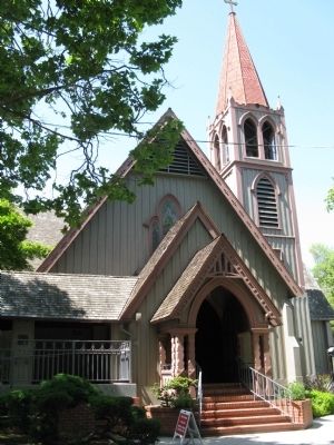 Trinity Episcopal Church Entrance image. Click for full size.