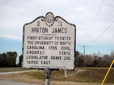 Hinton James Marker image. Click for full size.