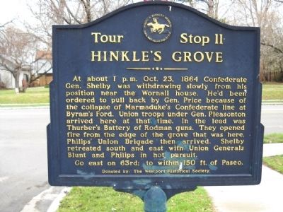 Hinkle's Grove Marker image. Click for full size.