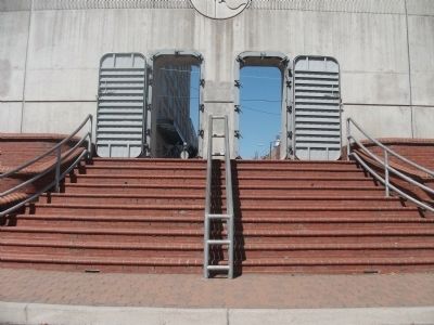 The James River Flood Wall. Click for full size. The James River Flood Wall image. Click for full size.