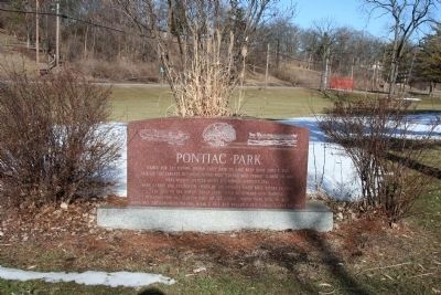 Pontiac Park Marker image. Click for full size.
