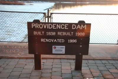 Providence Dam image. Click for full size.