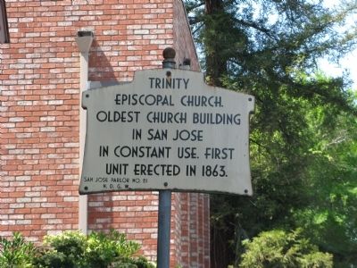 Trinity Episcopal Church Marker. Click for full size. Trinity Episcopal Church Marker image. Click for full size.