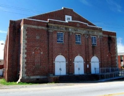 Parker High School Auditorium -<br>North Facade. Click for full size. Parker High School Auditorium -<br>North Facade image. Click for full size.