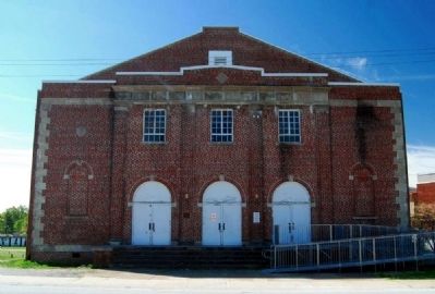 Parker High School Auditorium -<br>North Facade. Click for full size. Parker High School Auditorium -<br>North Facade image. Click for full size.
