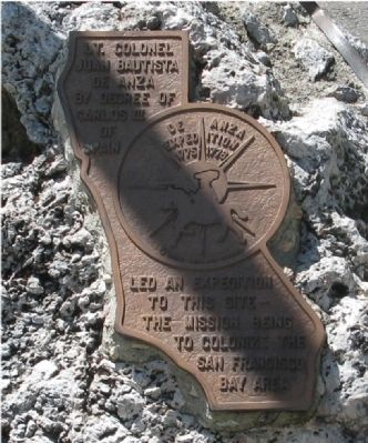 De Anza Expedition 1775 - 1776 Marker. Click for full size. De Anza Expedition 1775 - 1776 Marker image. Click for full size.