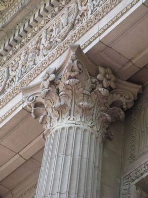 Architectural Detail at Top of Columns image. Click for full size.