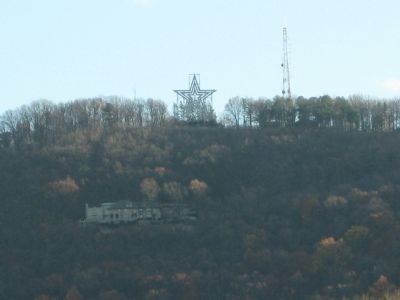 The Roanoke Star atop Mill Mountain Park. Click for full size. The Roanoke Star atop Mill Mountain Park image. Click for full size.