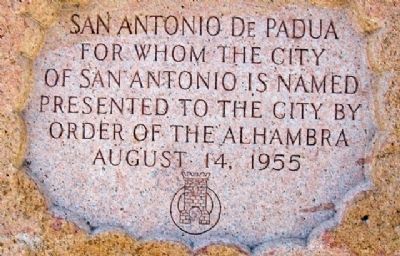 San Antonio de Padua Marker image. Click for full size.